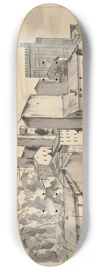 Hermann Lismann - Gubbio 8.25 inch art skate deck