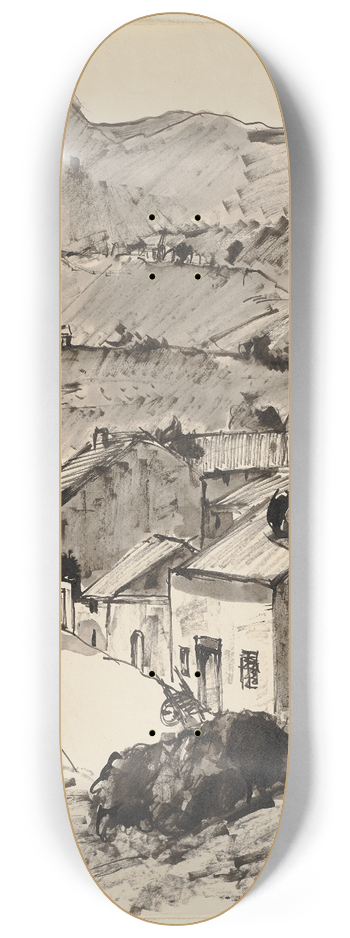 Hermann Lismann - Mont-Louis 8.25 inch art skate deck