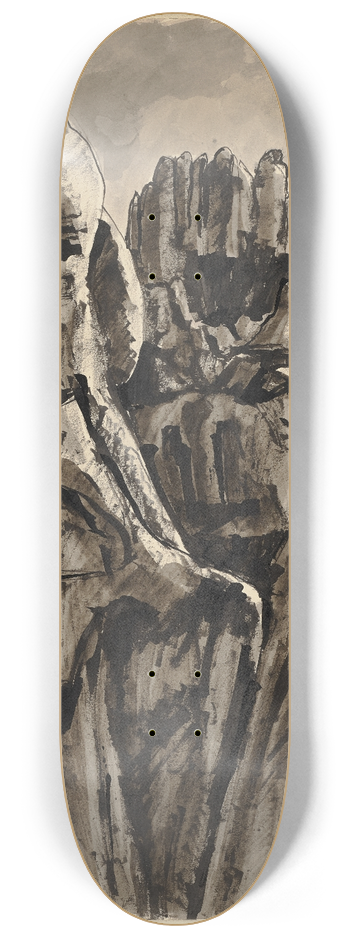 Hermann Lismann - Montserrat 8.25 inch art skate deck