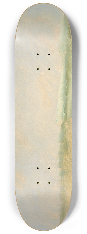 George Catlin - Landscape Background 8.25 inch art skate deck