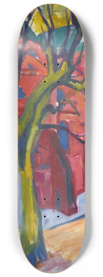 Hermann Scherer - The Pfalz in Basel 8.25 inch art skate deck
