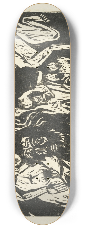 Hermann Scherer - Versuchung des Antonius 8.25 inch art skate deck