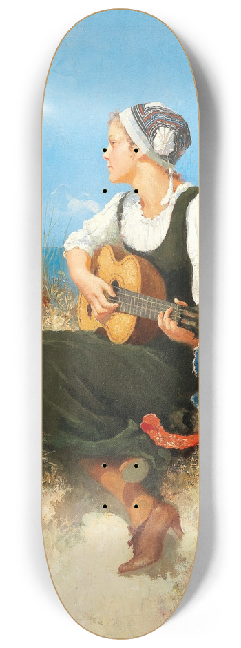 Hermann Seeger - Am Ostseestrand 8.25 inch art skate deck