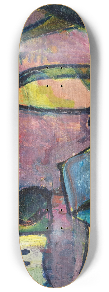 Hermann Stenner - Viadukt bei Monschau 8.25 inch art skate deck