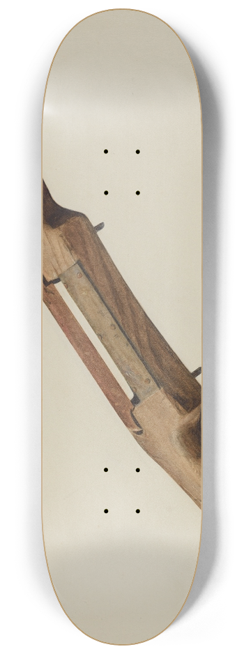 Herman O. Stroh - Spokeshave 8.25 inch art skate deck
