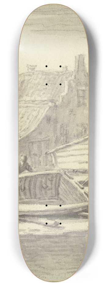 Herman Saftleven III - Shipyard 8.25 inch art skate deck