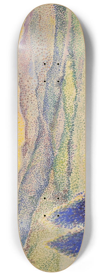 Hippolyte Petitjean - A Broad Valley at Sunset 8.25 inch art skate deck