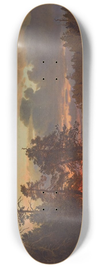 Hjalmar Munsterhjelm - A Finnish Landscape 8.25 inch art skate deck