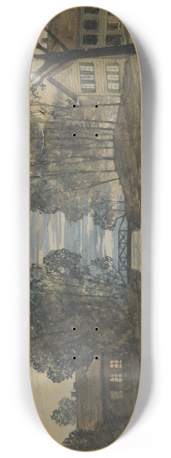 Hjalmar Sderberg - Motif from Nacka 8.25 inch art skate deck
