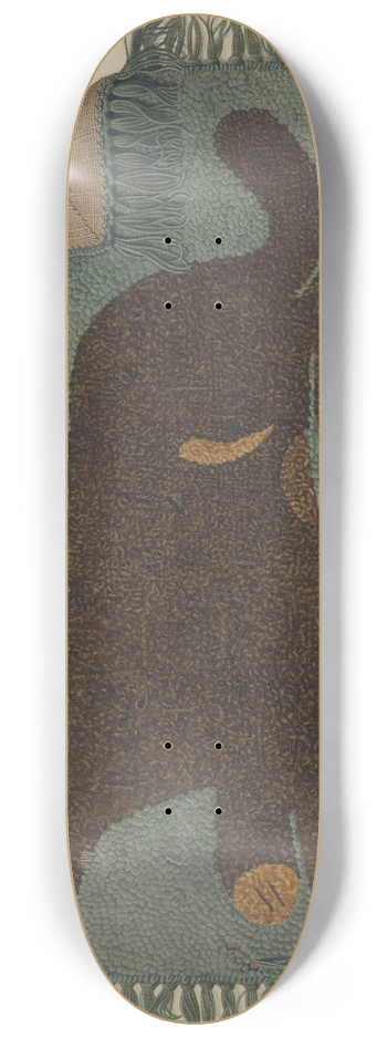 H. Langden Brown - Hooked Rug 8.25 inch art skate deck