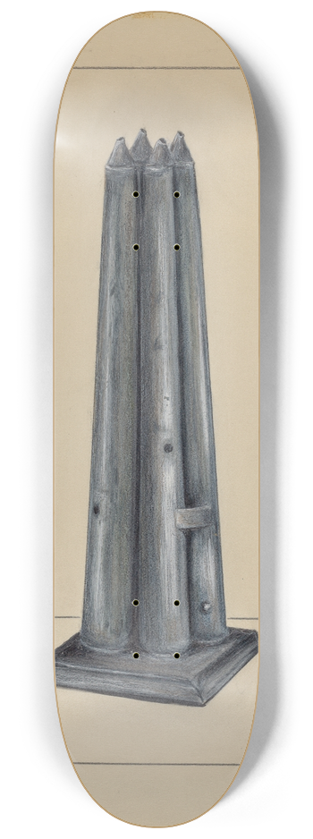 Holger Hansen - Candle Mold 8.25 inch art skate deck