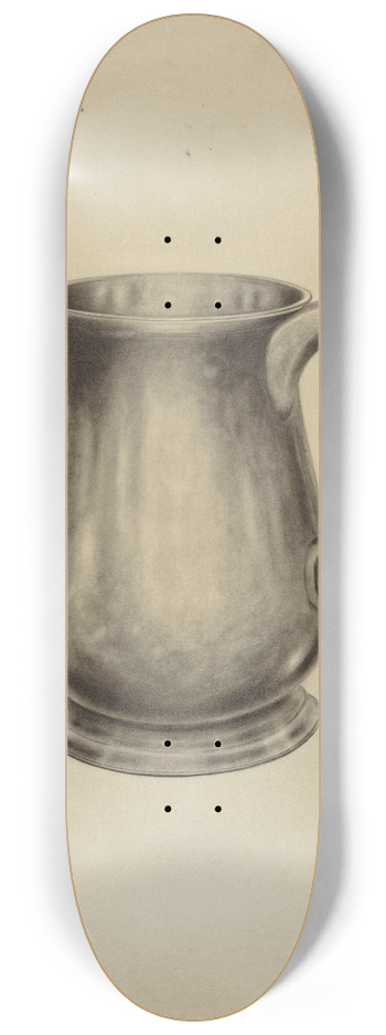 Holger Hansen - Silver Mug 8.25 inch art skate deck