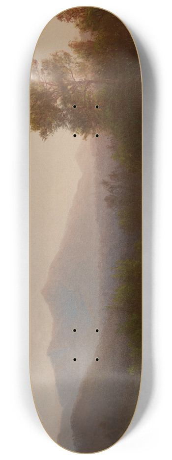 Homer Dodge Martin - Hudson River Landscape 8.25 inch art skate deck