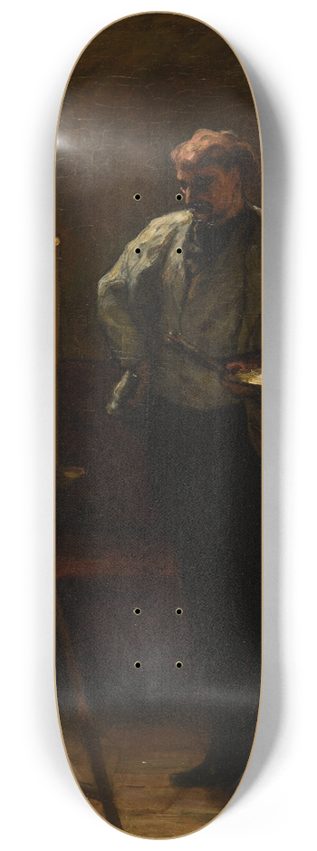 Honor Daumier - Le Peintre 8.25 inch art skate deck