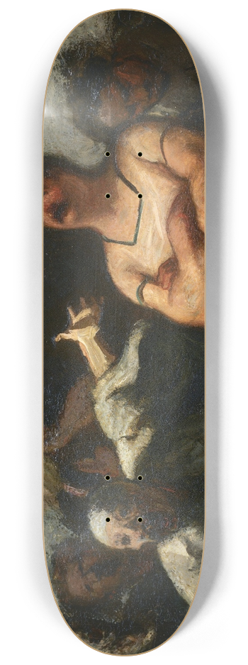 Honor Daumier - The Strong Man 8.25 inch art skate deck