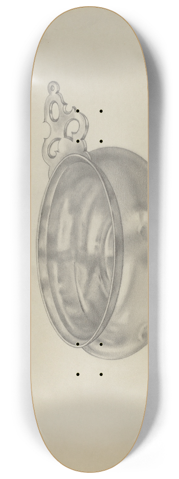 Horace Reina - Silver Porringer 8.25 inch art skate deck