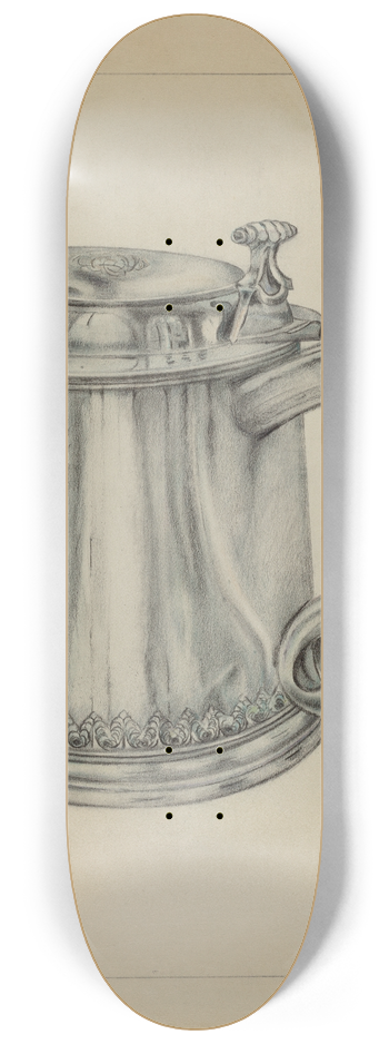 Horace Reina - Silver Tankard 8.25 inch art skate deck