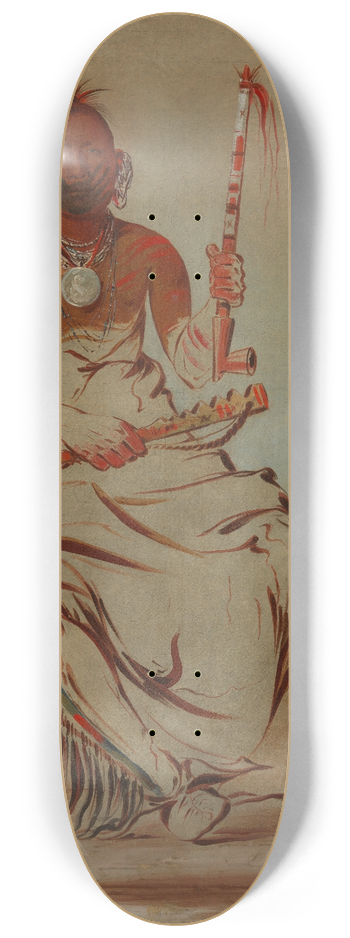 George Catlin - Te-Ah-Ke-Ra-Le-Re-Coo, The Cheyenne, a Republican Pawnee 8.25 inch art skate deck