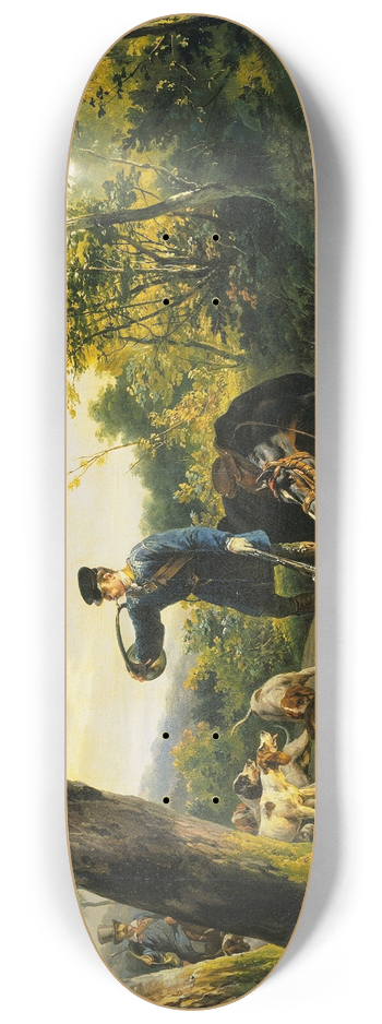 Horace Vernet - The Quarry 8.25 inch art skate deck