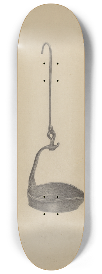 Howard Lumbard - Whale Oil Lamp 8.25 inch art skate deck
