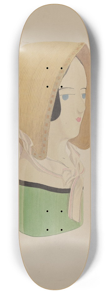 Howard Weld - Hat Mannequin and Bonnet 8.25 inch art skate deck