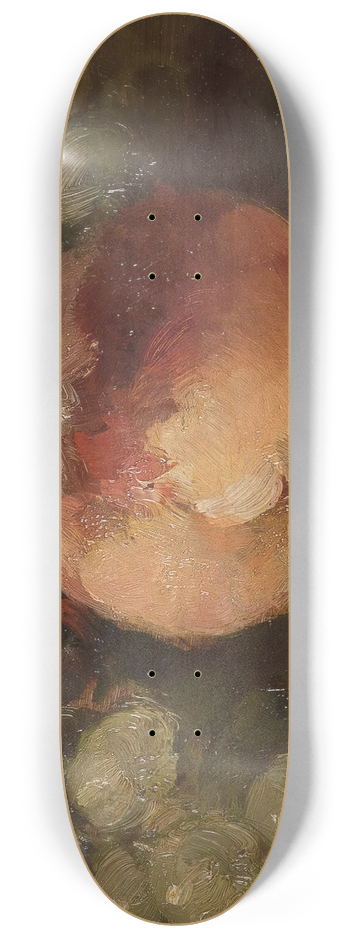 Hubert Bellis - Fruit still life 8.25 inch art skate deck