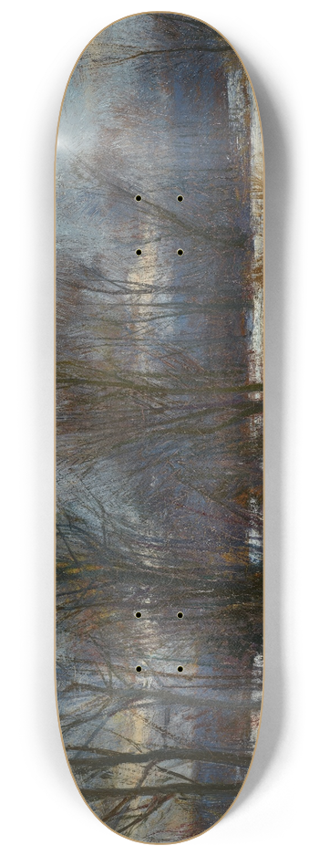Hugh Bolton Jones - Winter Landscape 8.25 inch art skate deck