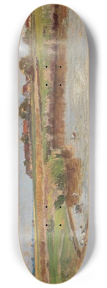 Hugo Darnaut - Enten am Dorfweiher 8.25 inch art skate deck