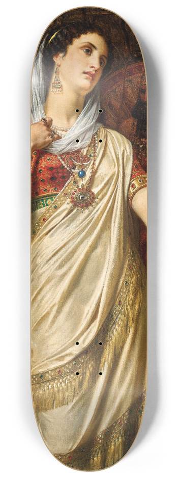 Hugues Merle - Esther before Ahasuerus 8.25 inch art skate deck