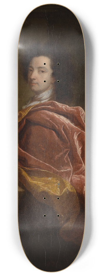 Hyacinthe Rigaud - Self-portrait 8.25 inch art skate deck