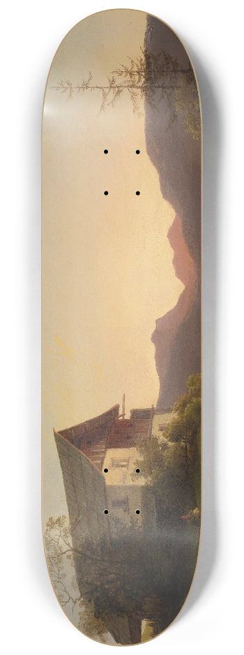 Ignaz Raffalt - Abendstimmung 8.25 inch art skate deck