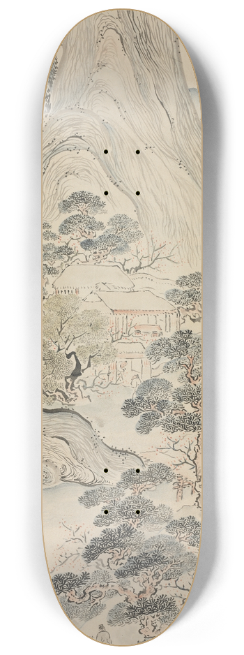 Ike Taiga - Spring Landscape 8.25 inch art skate deck