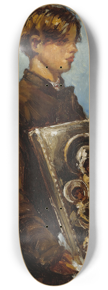 Ilya Efimovich Repin - Young Boy Carrying An Icon, Sketch 8.25 inch art skate deck