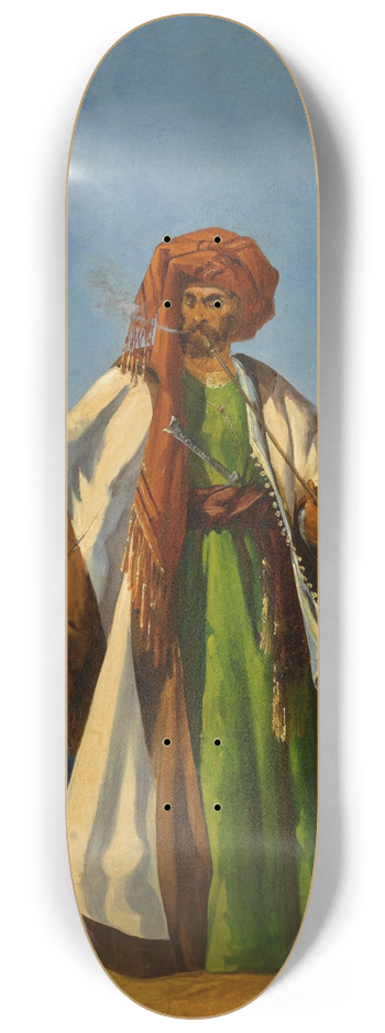 Ippolito Caffi - A Tobacco Merchant 8.25 inch art skate deck