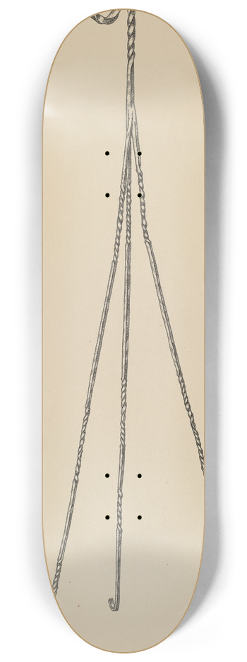 Irene Lawson - Rush and Candle Stand 8.25 inch art skate deck