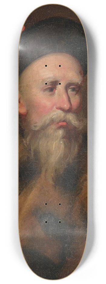 George Chinnery - Portrait of a Hong merchant in winter dress 8.25 inch art skate deck