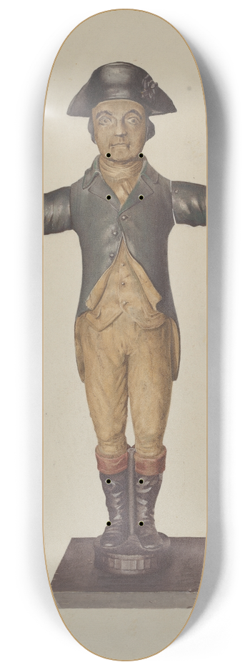 Irving I. Smith - Figure of Coachman 8.25 inch art skate deck