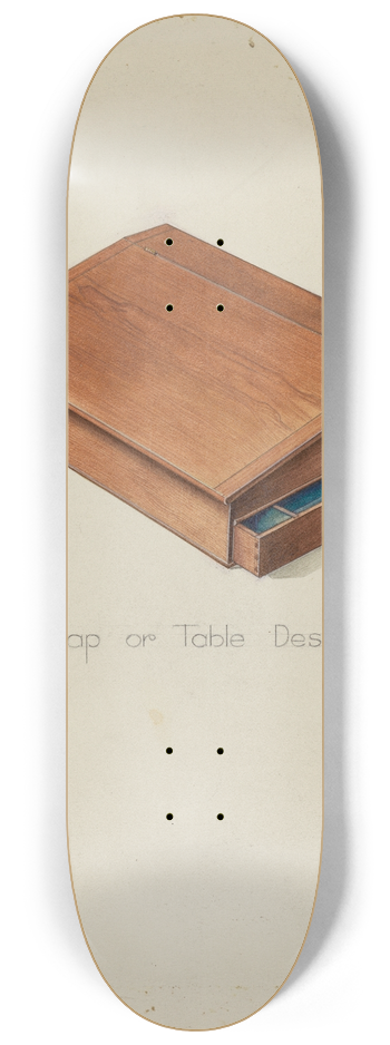 Irving I. Smith - Shaker Lap Desk 8.25 inch art skate deck