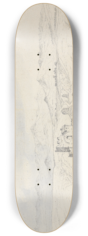 Isaac Weld - Campagna, Rome 8.25 inch art skate deck