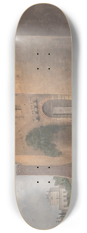 Isaac Weld - Rome, Porta Pia 8.25 inch art skate deck