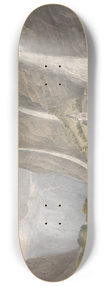 Isaac Weld - Staubbach, Lauterbrunnen (Switzerland) 8.25 inch art skate deck