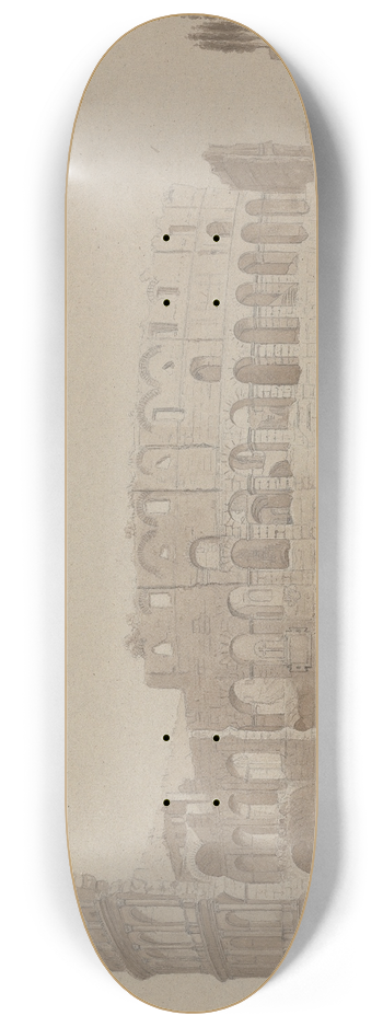 Isaac Weld - The Colosseum, Rome 8.25 inch art skate deck