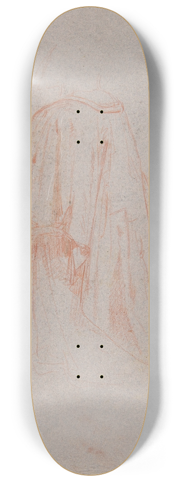 Isidore Pils - Drapery Study for a Bishop 8.25 inch art skate deck