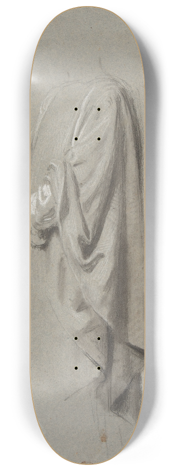 Isidore Pils - Drapery Study for a Cleric 8.25 inch art skate deck
