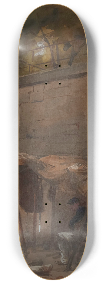 Isidore Pils - Soldat, 30 juin 1871. 8.25 inch art skate deck