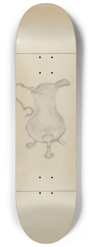 Isidore Steinberg - Silver Cream Pitcher 8.25 inch art skate deck