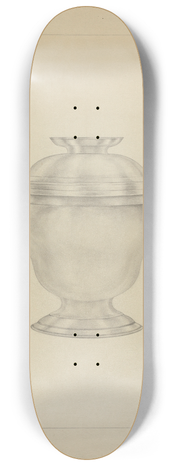 Isidore Steinberg - Silver Sugar Bowl 8.25 inch art skate deck