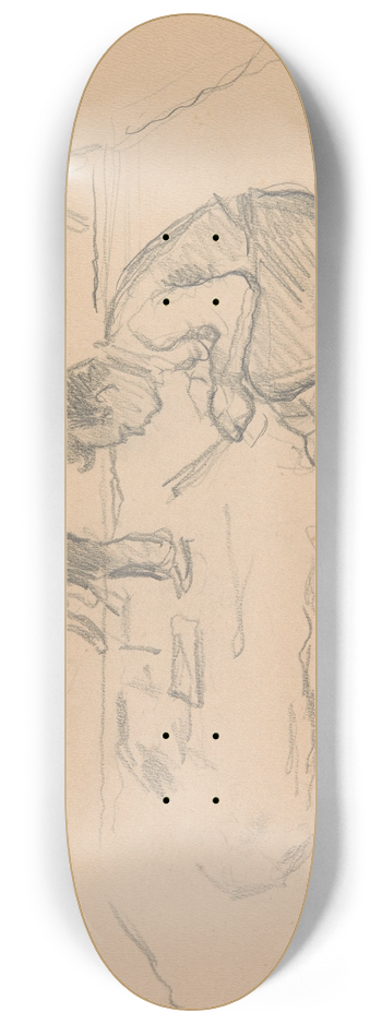 Ivan Ivanec - artyci malarze przy pracy 8.25 inch art skate deck