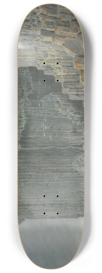 George Cuitt - Fingals Cave, Staffa 8.25 inch art skate deck