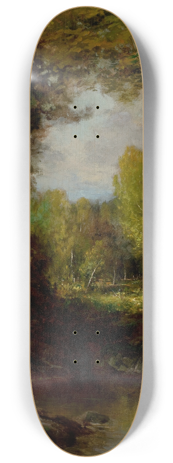 Alexander Helwig Wyant - Keene, Adirondacks 8.25 inch art skate deck